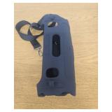 TXEsign Silicone Case Cover for JBL Charge 6- Portable Speaker, Travel Carrying Protective Cover with Adjustable Shoulder Strap Anti-Dust Charging Port Cover for Charge 6 (Black)