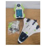 TOY Life Space Rocket Toys for Kids Shuttle Toy with Astronaut Figure and Rover