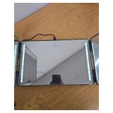LED Three-Way Folding Cosmetic Mirror CY-043-1