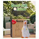 Solar Goose Outdoor Statue for Garden