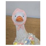 Solar Goose Outdoor Statue for Garden
