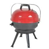 14 in. Portable Charcoal Grill in Red CBT1702HDR