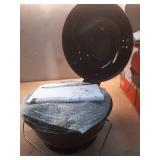 14 in. Portable Charcoal Grill in Red CBT1702HDR