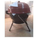 14 in. Portable Charcoal Grill in Red CBT1702HDR