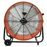24-inch Commercial Grade Tilt Drum Fan (See Last Pic) - Retail: $168