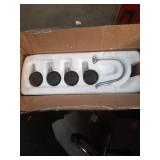 1500-Watt Black Indoor Electric Oil-Filled Radiator Convection Radiant Space Heater with Remote Control for Living Space - Retail: $100