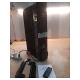 1500-Watt Black Indoor Electric Oil-Filled Radiator Convection Radiant Space Heater with Remote Control for Living Space - Retail: $100