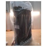 1500-Watt Black Indoor Electric Oil-Filled Radiator Convection Radiant Space Heater with Remote Control for Living Space - Retail: $100