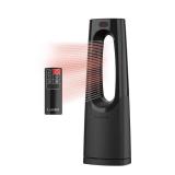 Bladeless 1500-Watt 28 in. Electric Oscillating Tower Ceramic Space Heater with Remote Control - Retail: $200