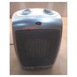 Lasko 9  1500W Electric Ceramic Space Heater with Adjustable Thermostat  Silver  754200