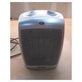 Lasko 9 1500W Electric Ceramic Space Heater with Adjustable Thermostat  Silver  754200