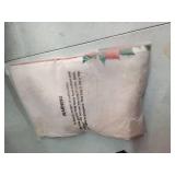 Poinsettia Ribbon Engineered Printed Fabric Tablecloth 52 x 52 Square