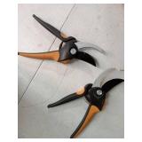 PACK OF 2-3/4 in. Cut Capacity 9.4 in. Steel Blade Bypass Pruning Shears with SoftGrip Handles