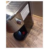 2 Cups Stainless Steel Coffee Maker with Milk Frother Steam Wand, 45 oz. Removable Water Tank for Cappuccino - Retail: $100