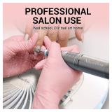 MelodySusie Professional Classic Nail Dust Collector with Powerful Suction, SPro 4000RPM Nail Vacuum Fan with 2 Suction Modes