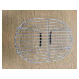 2 Count of Steam and Roast Rack  Slow Cooker - Stainless Steel Roasting Rack with Silicone-Protected Feet & Handles - Accessories