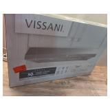 Cenza 30 in. 340 CFM Convertible Under Cabinet Range Hood in Stainless Steel with Electronic Touch Controls - Retail: $200