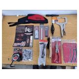 Lincoln Electric Box of Various Welding Accessories and Tools