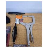 Lincoln Electric Box of Various Welding Accessories and Tools