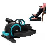 Retails for $250! Cubii Total Body - Under Desk Seated Elliptical Pedal Exerciser with Built in Upper Body Resistance Bands, 12 Levels of Resistance, LCD Display, Whisper Quiet - Adult to Seniors