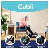 Retails for $250! Cubii Total Body - Under Desk Seated Elliptical Pedal Exerciser with Built in Upper Body Resistance Bands, 12 Levels of Resistance, LCD Display, Whisper Quiet - Adult to Seniors