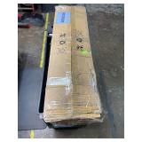 Retails for $439! 120 Inch Large Industrial Ceiling Fans, HVLS Commercial Fan with DC Reversible Motor, 6 Black Aluminum Heavy Duty Blades, 6-Speed, Timer, 10/20/40 Inch Downrods, for Shop/Barn/Garage