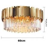 Retails for $538! Modern LED Ceiling Light Modern Round Gold Crystal Designer Lamp LED Ceiling Lights.Ceiling Light.Ceiling Lamp for Foyer,for Bedroom