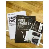 Retails for $200! Fellow Stagg EKG Pro 0.9 L Black Electric Gooseneck Kettle