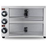 Retails for $186! KOOTEN 2 Tier Tabletop Pizza Oven - Indoor Electric Commercial Stainless Steel With Timer for Home and Restaurant