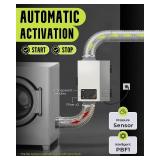 Retails for $300! Upgrade Dryer Booster Fan 4 Inch with Lint Trap, Automatic Activation, Status Panel, and Smart Monitoring System - Clog Detection & Overheat Warning, Dryer Vent Booster Fan Kit with 