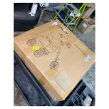 Retails for $150! Lightweight Rollator Walker with Seat - Royal Blue, All Terrain 8  Airless Tires, 300 lbs Capacity, Adjustable Height & One-Hand Folding Mobility Aid for Seniors, Elderly, Indoor Out