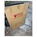 Retails for $110! Gold Mirror for Wall, 36x24 Gold Wood Framed, Scalloped Beveled Polished Rectangle Mirror, Large Decorative Mirrors for Wall Decor, Irregular Mirror for Living Room, Bathroom Vanity,