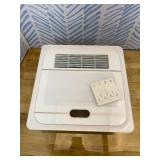 Retails for $160! 13.8 IN Bathroom Exhaust Fan with Light and Heater 1800W, 4 in 1 220 CFM Bathroom Exhaust Fan with Heater, 12W LED Light, Metal Housing 1.0 Sone with Heating, Ventilation, Remote Con