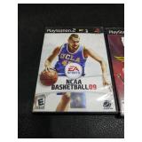 PlayStation 2 Games Bundle - NCAA Basketball 09 & Guitar Hero Aerosmith