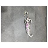 Dragon Handle Fantasy Knife with Purple Accents