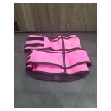 Workout Waist Trainer for Women Man Tummy Control Slimming Body Shaper Belt Sauna Sweat Corset Cincher with Zipper Size Medium