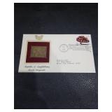 2003 Scarlet Kingsnake Gold Stamp First Day Cover