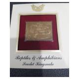 2003 Scarlet Kingsnake Gold Stamp First Day Cover