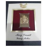 2003 Mary Cassatt Young Mother Gold Stamp First Day Cover
