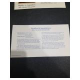 2003 Blue-Spotted Salamander Gold Stamp First Day Cover