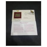 2003 Ornate Chorus Frog Gold Stamp First Day Cover