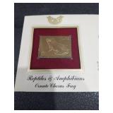 2003 Ornate Chorus Frog Gold Stamp First Day Cover