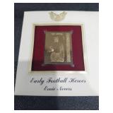 2003 Early Football Heroes Red Grange 22kt Gold Commemorative Stamp First Day Cover