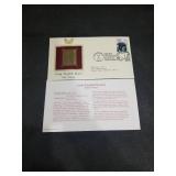 2003 Early Football Heroes Red Grange Gold Stamp First Day Cover