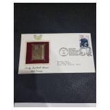 2003 Early Football Heroes Red Grange Gold Stamp First Day Cover