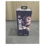 Quest iJoy Open Mic Karaoke Microphone With Echo And Volume Control  8.86 H x 2.76 W x 2.76 D  Black
