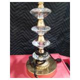 Crystal Table Lamp Set