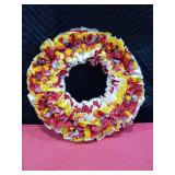 Kansas City Chiefs Fabric Wreath
