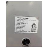 Handy Heater Pure Warmth 1200W Portable Ceramic Space Heater - Grey