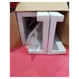 Bella Villa 3-Piece White Floating Wall Shelf Set